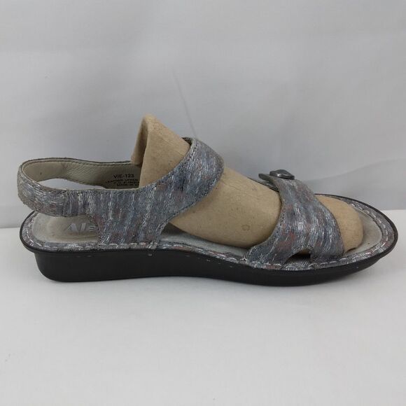 Alegria Vienna Smoke VIE-123 Sandal Slingback Shoes Leather Womens 39 US 9 - Picture 6 of 11